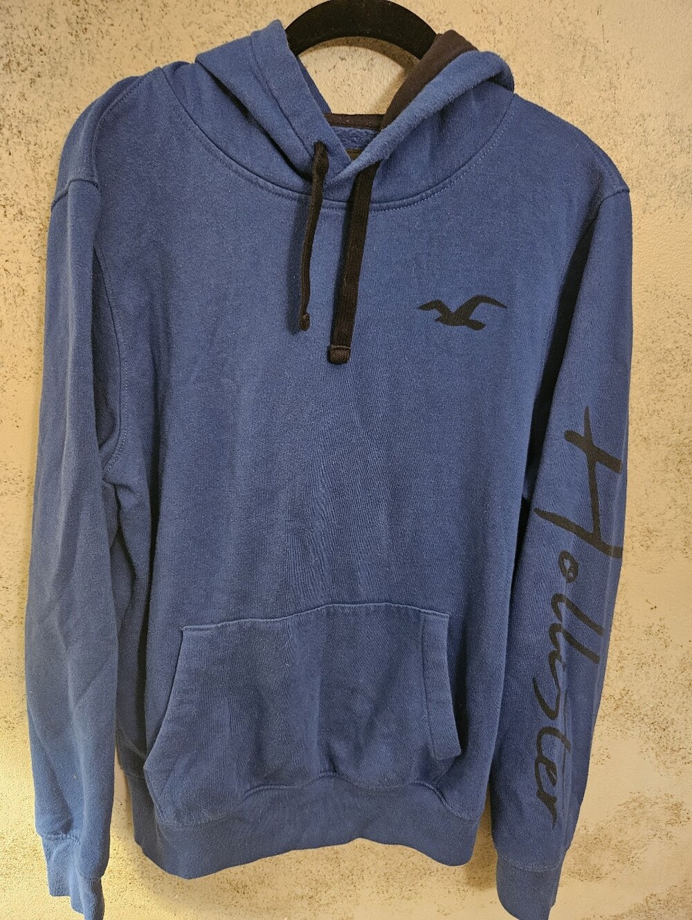 Hollister-co Men's Blue Hoodie medium